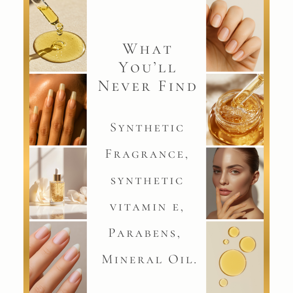 BLUE LOTUS & 24 K GOLD-STRENGTHENING CUTICLE OIL-