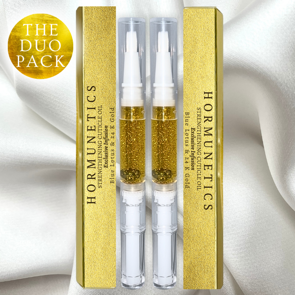 BLUE LOTUS & 24 K GOLD-STRENGTHENING CUTICLE OIL-